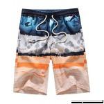 SSLR Men's Beach Shorts Floral Quick Dry Hawaiian Aloha Swim Trunks US 30Tag S B075CGV2TJ